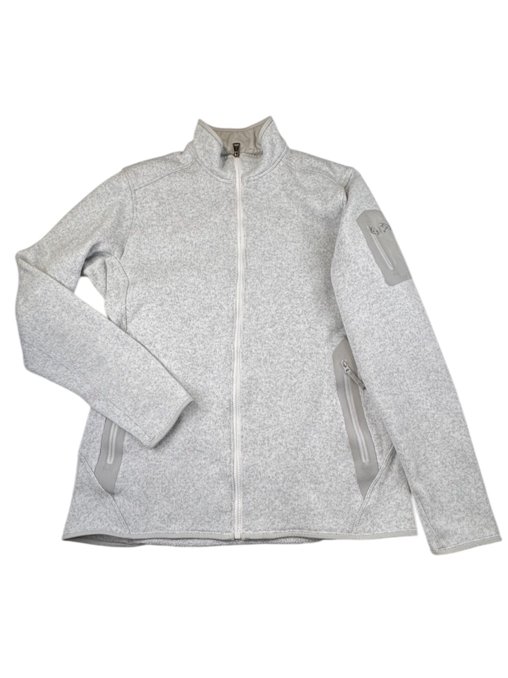 !!!!! SOLD !!!!!!  E.       Large Gray Fleece Gorpcore Full Zip Outdoor